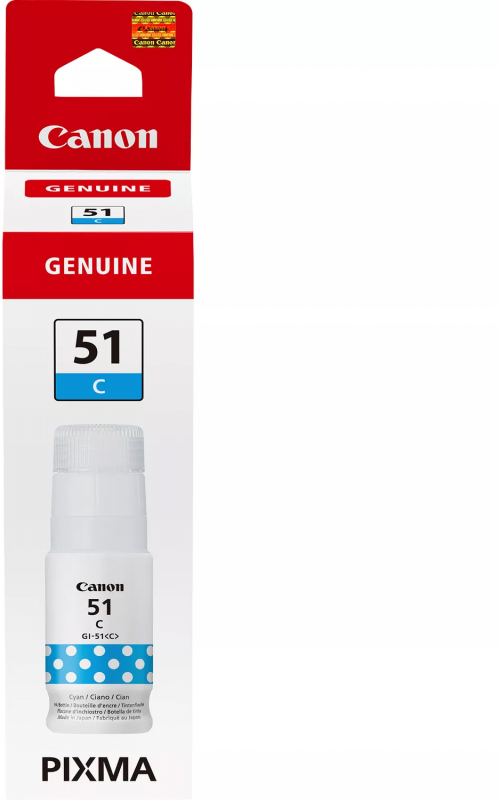 Imagen extra Canon GI-51 Cian Botella de Tinta Original GI51C 4546C001