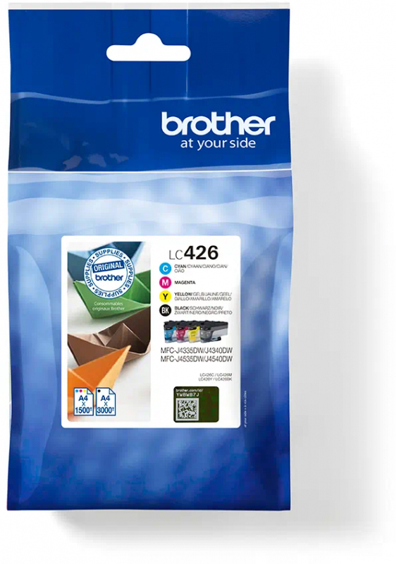 Imagen extra PACK 4 Cartuchos Brother LC426VAL Originales LC-426VAL