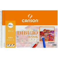 Bloc de Dibujo A4 Canson Basik Liso , Microperforado, 120 Hojas 130gr 200408062