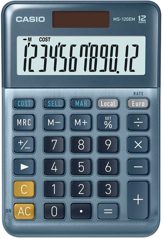 Imagen extra Calculadora CASIO MS-120EM (10x15cm aprox)