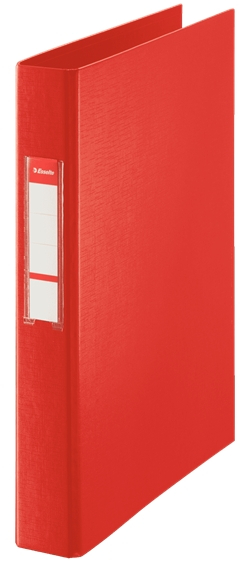 Carpeta de Anillas Folio 2 Anillas de 25mm Rojo