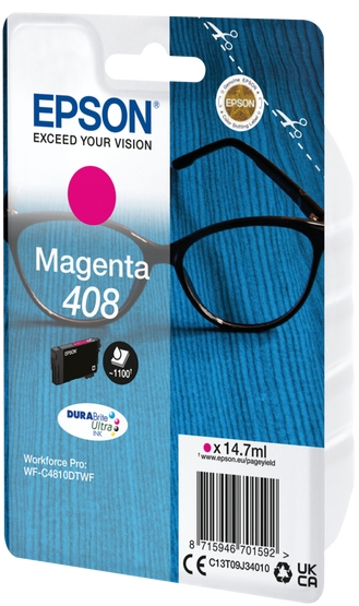 Imagen extra Epson 408 Magenta Tinta Original C13T09J34010