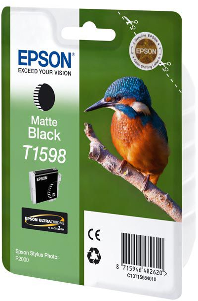 Epson T1598 Negro Mate Original Stylus Photo R2000