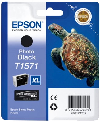 Epson T1571 Negro Photo Tinta Original C13T15714010