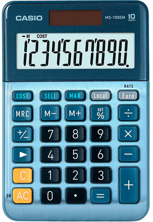 Imagen extra Calculadora CASIO MS-100EM (10x15cm aprox)