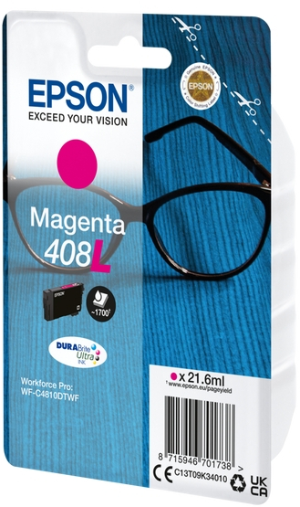 Imagen extra Epson 408L Magenta Tinta Original C13T09K34010