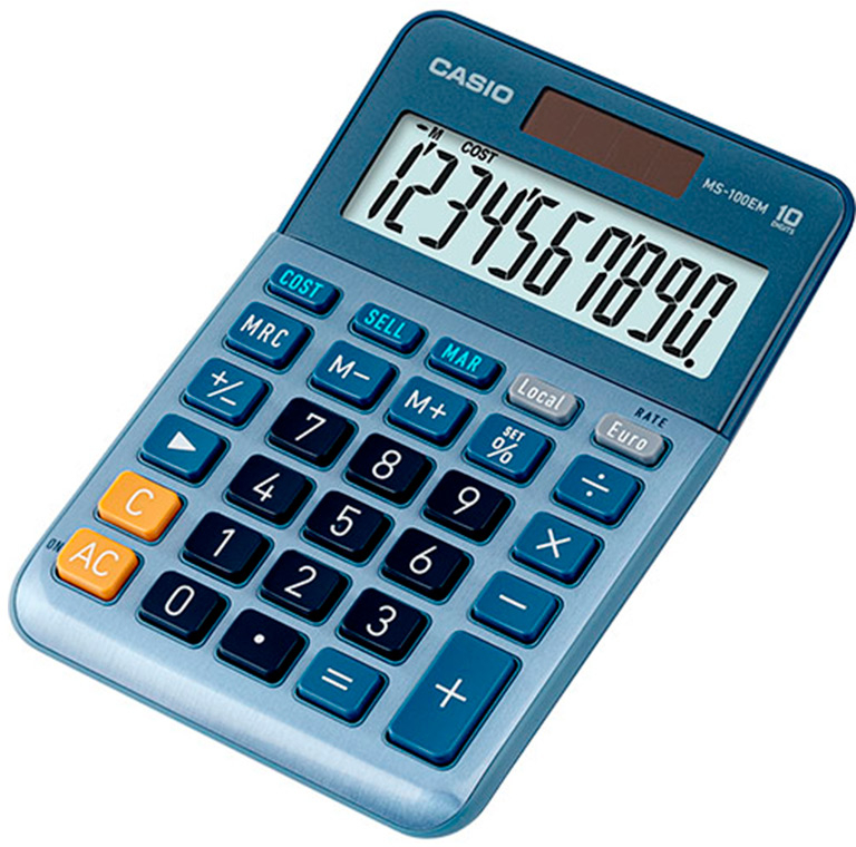 Imagen extra Calculadora CASIO MS-100EM (10x15cm aprox)