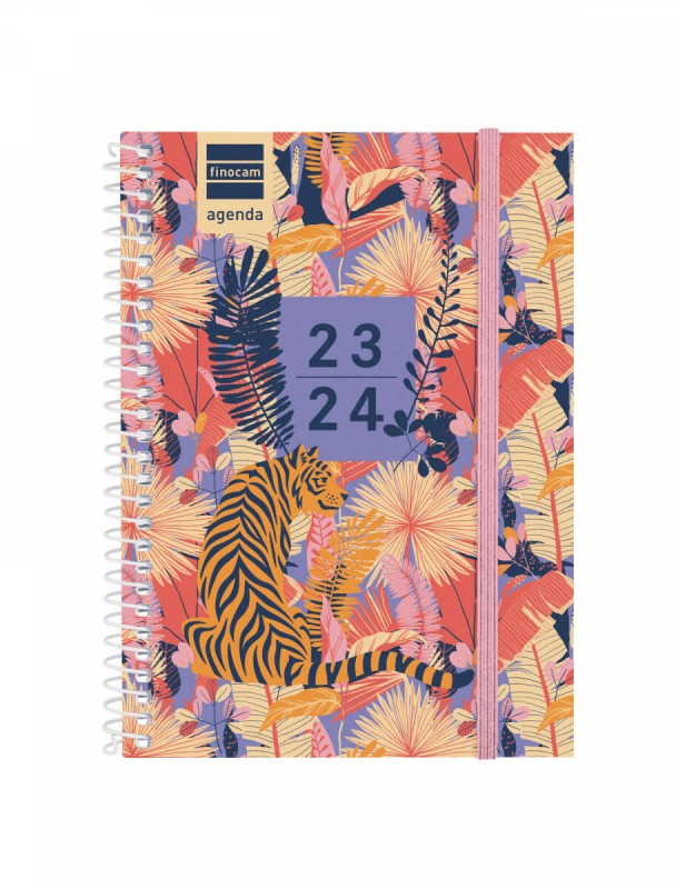 Agenda FINOCAM SECUNDARIA 8º Semana Vista Horizontal TIGER 23-24