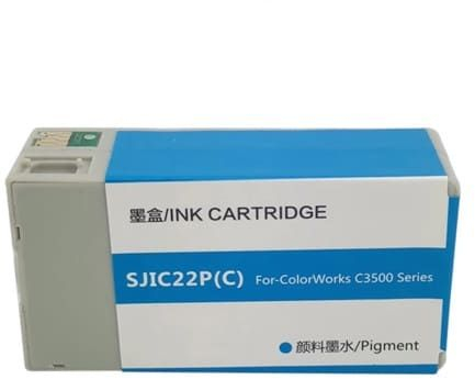 Epson SJIC22P Cian Tinta Pigmentada Compatible C33S020602 SJIC22P(C)