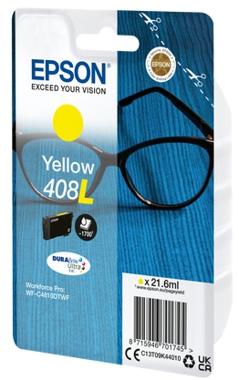 Imagen extra Epson 408L Amarillo Tinta Original C13T09K44010