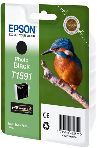 Epson T1591 Negro PHOTO Original Stylus Photo R2000