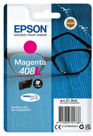 Epson 408L Magenta Tinta Original C13T09K34010