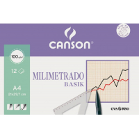 LAMINAS MILIMETRADAS CANSON A4 MINIPACK