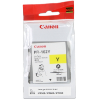 Canon PFI102 Amarillo Tinta Original 0898B001