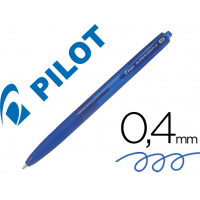 Pilot SuperGrip G Azul - Boligrafo Retractil de tinta aceite