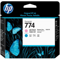 HP 774 Cabezal de Impresion Original Cian Light, Magenta Light P2V98A