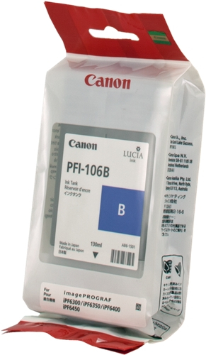 Canon PFI106 Azul Tinta Original PFI106B 6629B001