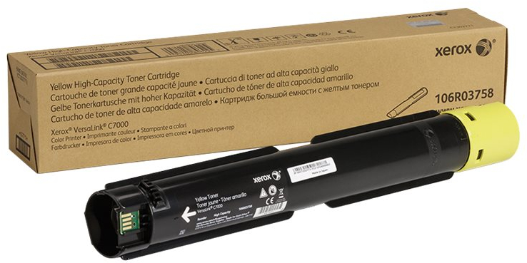 Xerox VersaLink C7000 Amarillo Toner Original 106R03758