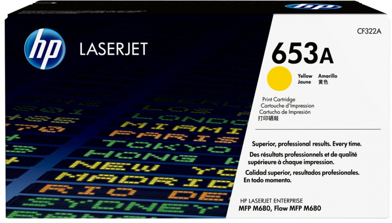HP CF322A Amarillo Toner Original 653A