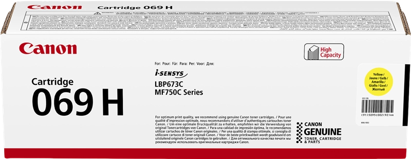 Canon 069H Amarillo Toner Original 5095C002