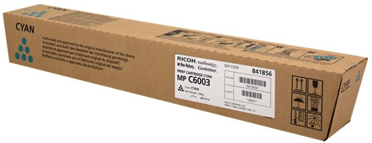 Ricoh Aficio MP-C4503 MP-C5503 MP-C6003 Cian Toner Original 841856