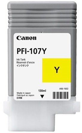 Canon PFI107 Amarillo Tinta Original PFI107Y 6708B001