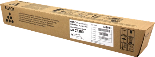 Ricoh Aficio MP-C2800 MP-C3300 Negro Toner Original 841124 842043