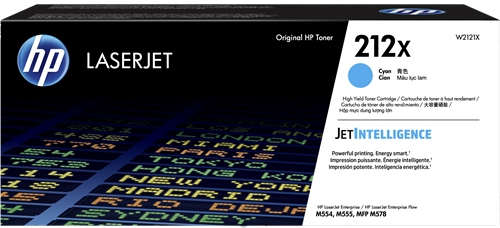 HP W2121X Cian Toner Original 212X