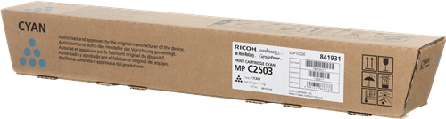 Ricoh Aficio MP-C2503SP MP-C2003SP MP-C2011SP Cian Toner Original 841931