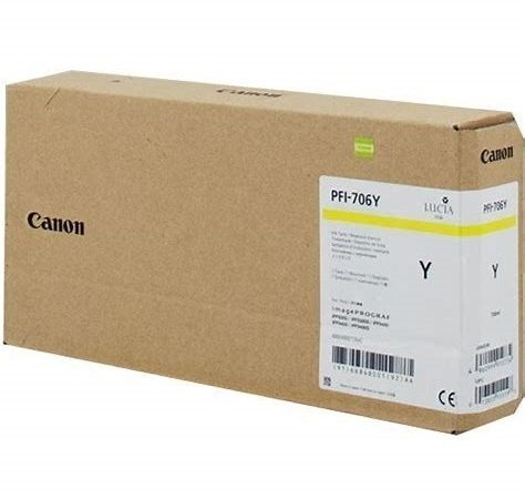 Canon PFI706 Amarillo Tinta Original 6684B001