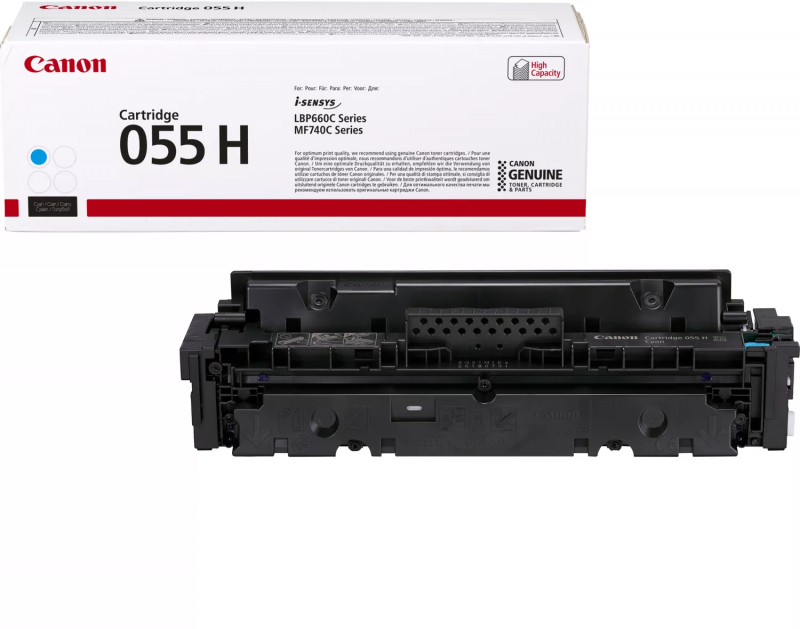 Canon 055H Cian Toner Original 3019C002