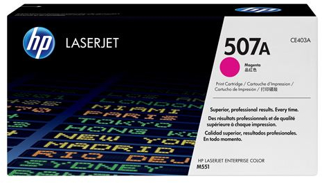 HP CE403A Magenta Toner Original 507A