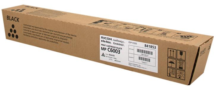 Ricoh Aficio MP-C4503 MP-C5503 MP-C6003 Negro Toner Original 841853
