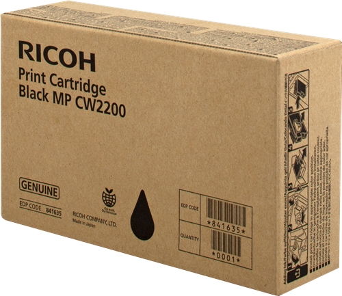 Ricoh Aficio MP-CW2200SP Negro Tinta Original 841635 MP CW2200BK