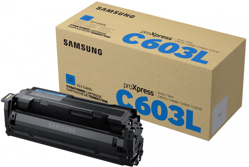 Samsung CLT-C603L Cian Toner Original SU080A