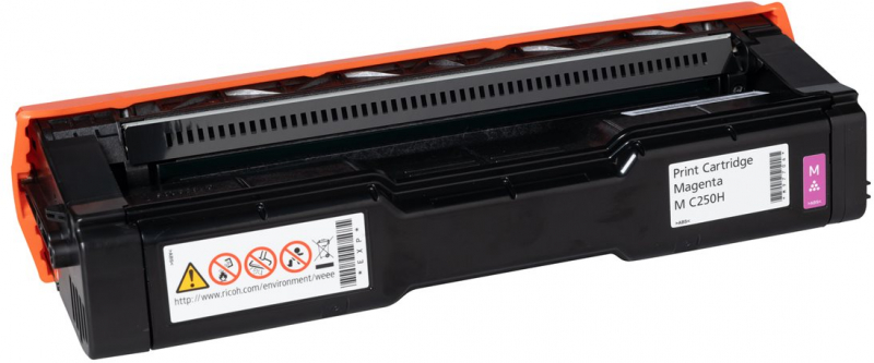 Imagen extra Ricoh MC250FW P301W Magenta Toner Original 408342 M C250HM