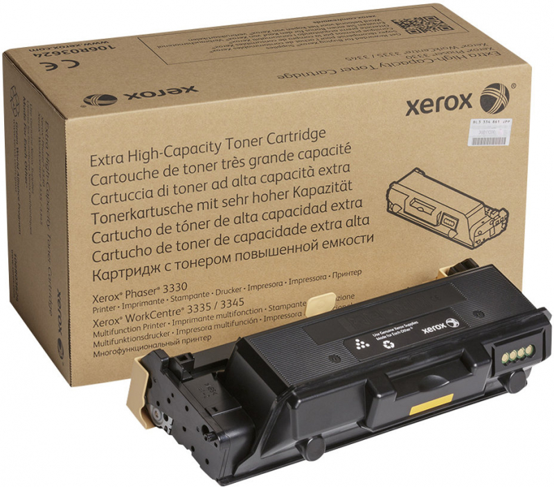 Xerox Phaser 3330VDNI WorkCentre 3335VDNI 3345VDNI Negro Toner Original 106R03624