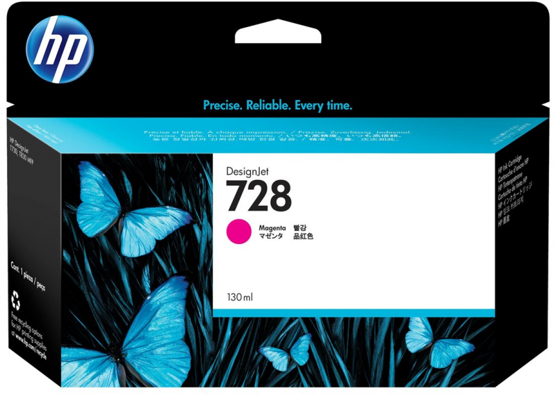 HP 728 Magenta Tinta Original F9J66A