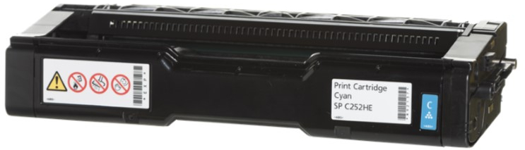 Ricoh Aficio SPC252 SPC262 Cian Toner Original 407717 SPC252HEC