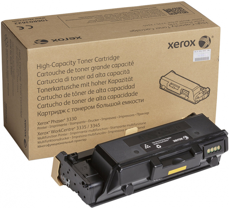 Xerox Phaser 3330VDNI WorkCentre 3335VDNI 3345VDNI Negro Toner Original 106R03622