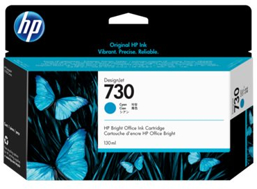 HP 730 Cian Tinta Original P2V62A