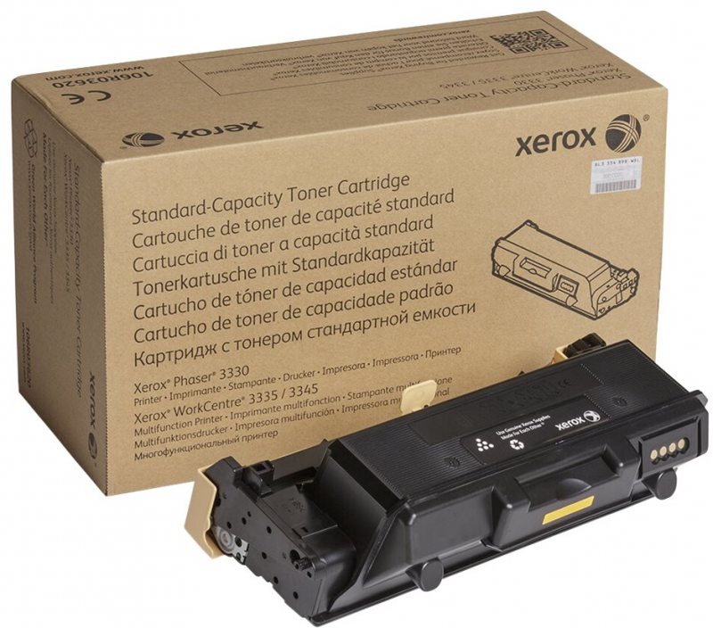 Xerox Phaser 3330VDNI WorkCentre 3335VDNI 3345VDNI Negro Toner Original 106R03620
