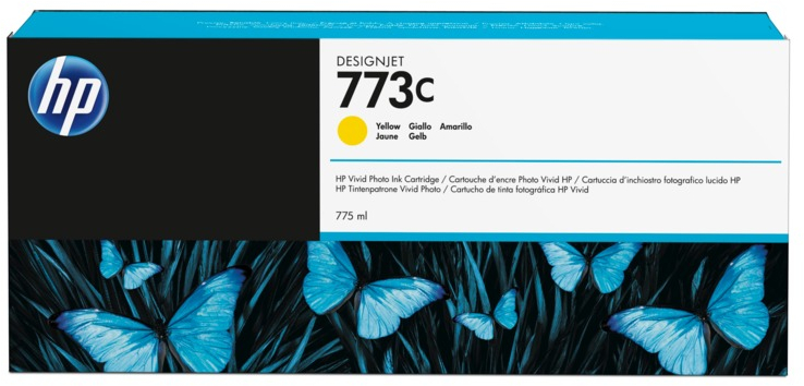 HP 773C Amarillo Tinta Original C1Q40A