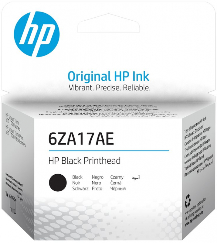 HP 6ZA17AE Negro Cabezal de Impresion Original