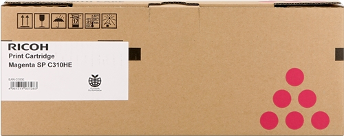 Ricoh Aficio SPC231 SPC232 SPC242 SPC310 SPC311 SPC312 SPC320 SPC342 Magenta Toner Original 407636 406481 SPC310M