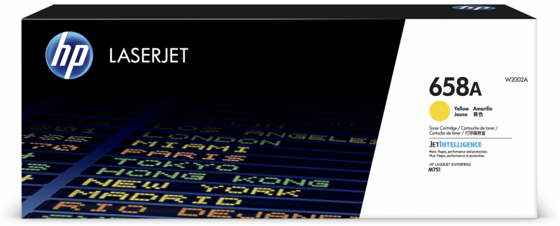 HP W2002A Amarillo Toner Original 658A