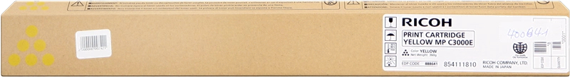 Ricoh Aficio MP-C2500 MP-C3000 Amarillo Toner Original 888641 888637 842031