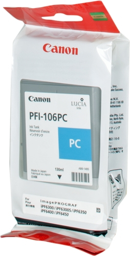Canon PFI106 Cian Photo Tinta Original PFI106PC 6625B001