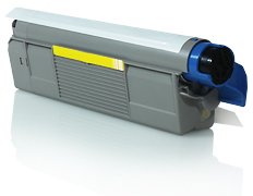 Toner Compatible OKI C712 Amarillo 46507613
