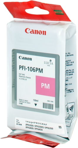 Canon PFI106 Magenta Photo Tinta Original PFI106MC 6626B001